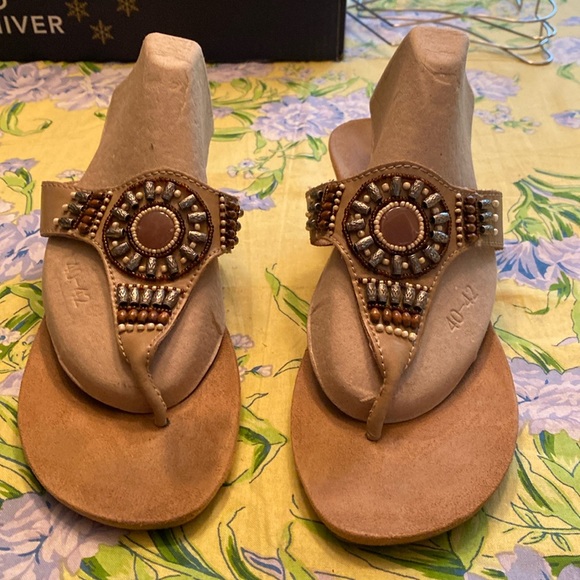Beaded Sandals - Picture 1 of 3
